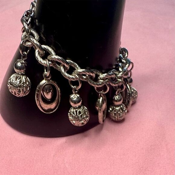 Silver Charm Bracelet - Picture 1 of 4